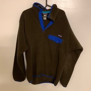 Men’s S Patagonia Synchilla (Brown) Snap-T Pullover